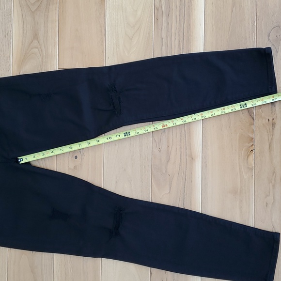 7FAM Ankle Gwenevere Distressed Mid Rise Jeans, Size 27 - Picture 10 of 16